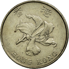 Monnaie, Hong Kong, Elizabeth II, 5 Dollars, 1993, TB+, Copper-nickel, KM:65