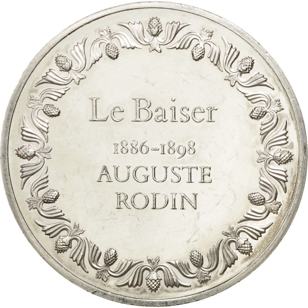FRANCE, Arts & Culture, French Fifth Republic, Medal, MS(60-62), Silver, 50,...