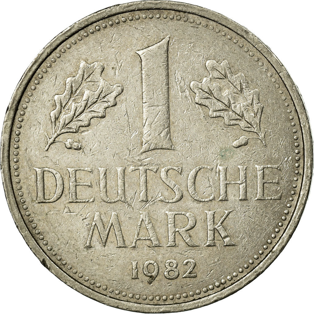 Moneta, GERMANIA - REPUBBLICA FEDERALE, Mark, 1982, Hambourg, BB, Rame-nichel