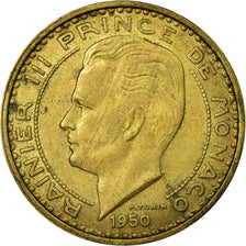 Coin, Monaco, Rainier III, 50 Francs, Cinquante, 1950, VF(20-25)
