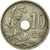 Moneta, Belgia, 10 Centimes, 1928, VF(20-25), Miedź-Nikiel, KM:85.1