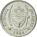 Moneda, Botsuana, Thebe, 1984, British Royal Mint, MBC, Aluminio, KM:3