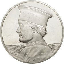 FRANCE, Arts & Culture, French Fifth Republic, Medal, MS(60-62), Silver, 50,...