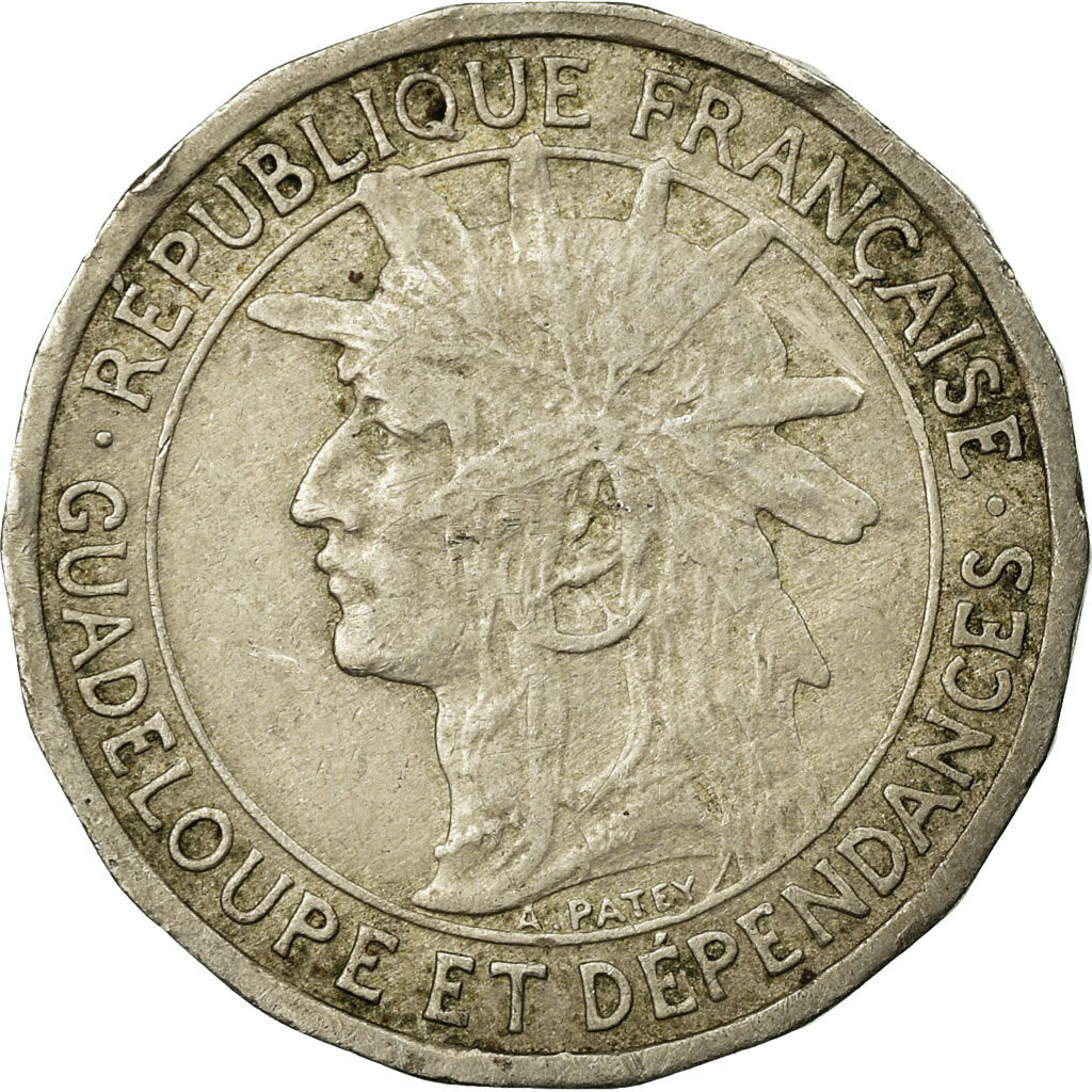 Coin, Guadeloupe, 50 Centimes, 1903, Paris, EF(40-45), Copper-nickel, KM:45