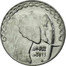 Moeda, Argélia, 5 Dinars, 2011/AH1432, Algiers, EF(40-45), Aço Inoxidável