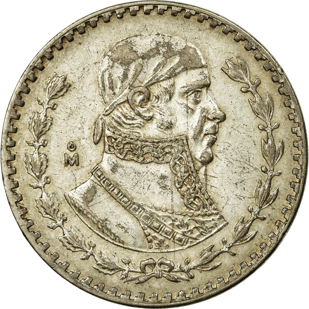 Coin, Mexico, Peso, 1958, Mexico City, EF(40-45), Silver, KM:459