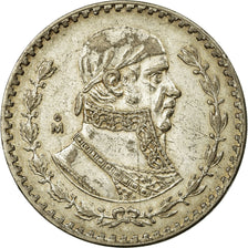 Coin, Mexico, Peso, 1958, Mexico City, EF(40-45), Silver, KM:459