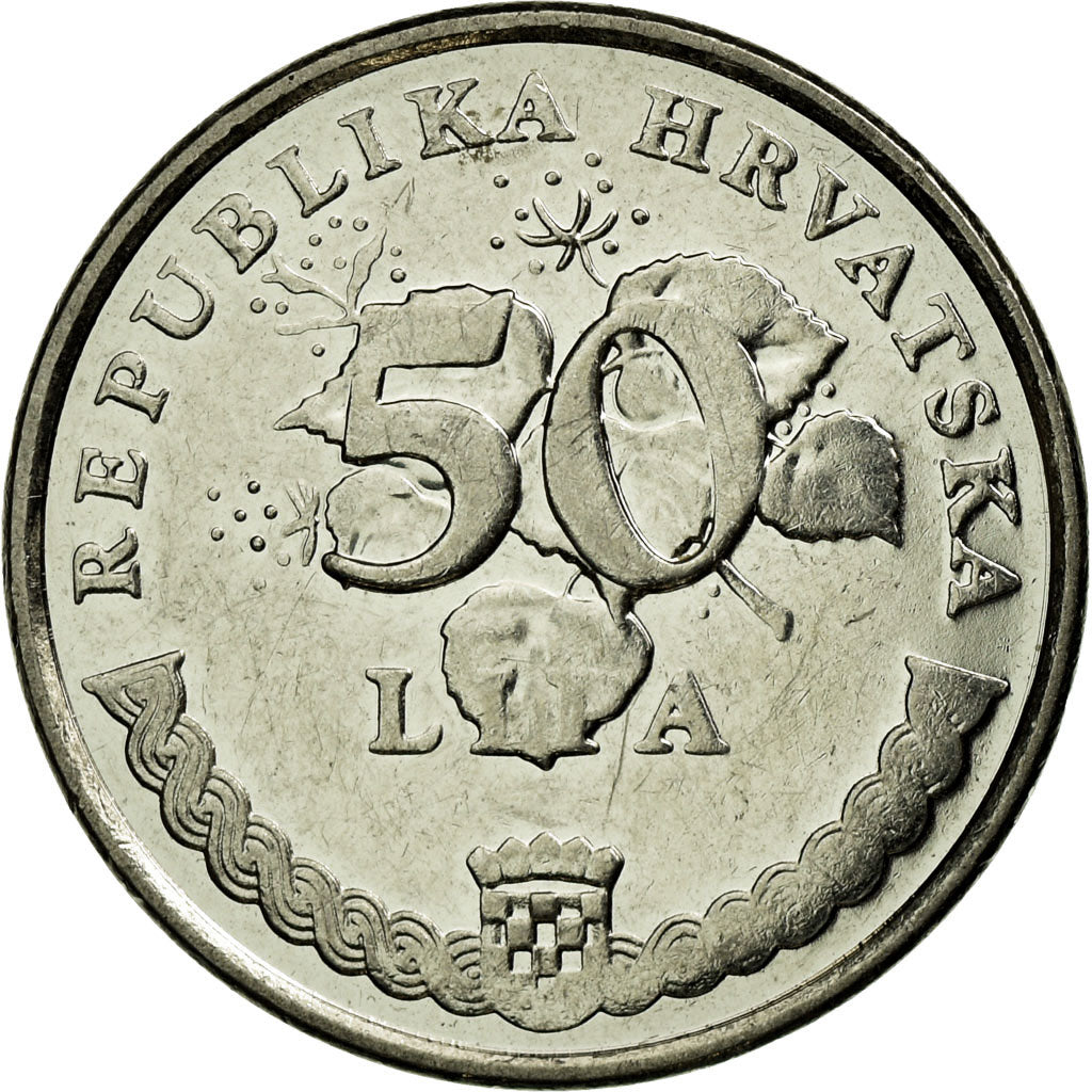 Monnaie, Croatie, 50 Lipa, 2011, SUP, Nickel plated steel, KM:8
