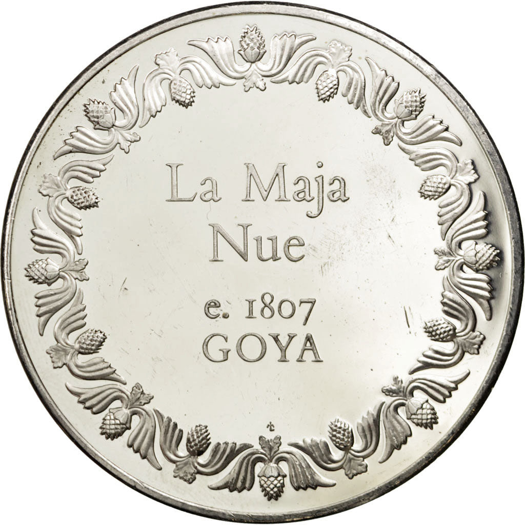 FRANCE, Arts & Culture, French Fifth Republic, Medal, MS(60-62), Silver, 50,...