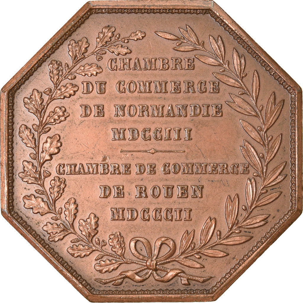 France, Token, Chambre de Commerce de Rouen, Business & industry, 1802, Lecomte