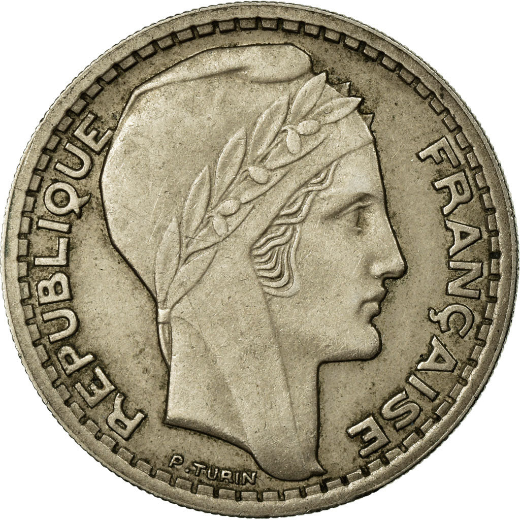 Munten, Frankrijk, Turin, 10 Francs, 1945, Paris, ZF, Copper-nickel, KM:908.1