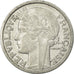Munten, Frankrijk, Morlon, 2 Francs, 1946, Beaumont - Le Roger, ZF, Aluminium