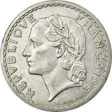 Moeda, França, Lavrillier, 5 Francs, 1947, Beaumont - Le Roger, EF(40-45)