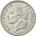 Coin, France, Lavrillier, 5 Francs, 1945, Castelsarrasin, EF(40-45), Aluminum