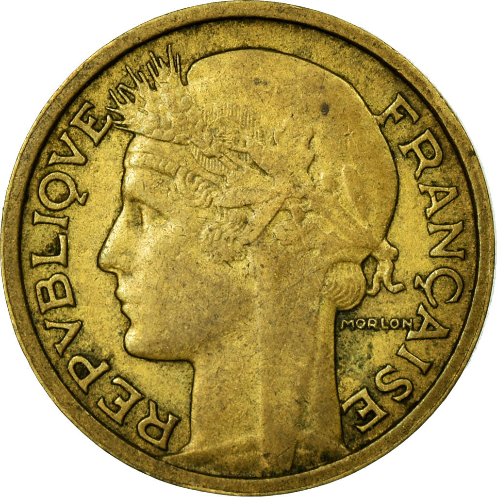 Coin, France, Morlon, 50 Centimes, 1936, Paris, VF(20-25), Aluminum-Bronze