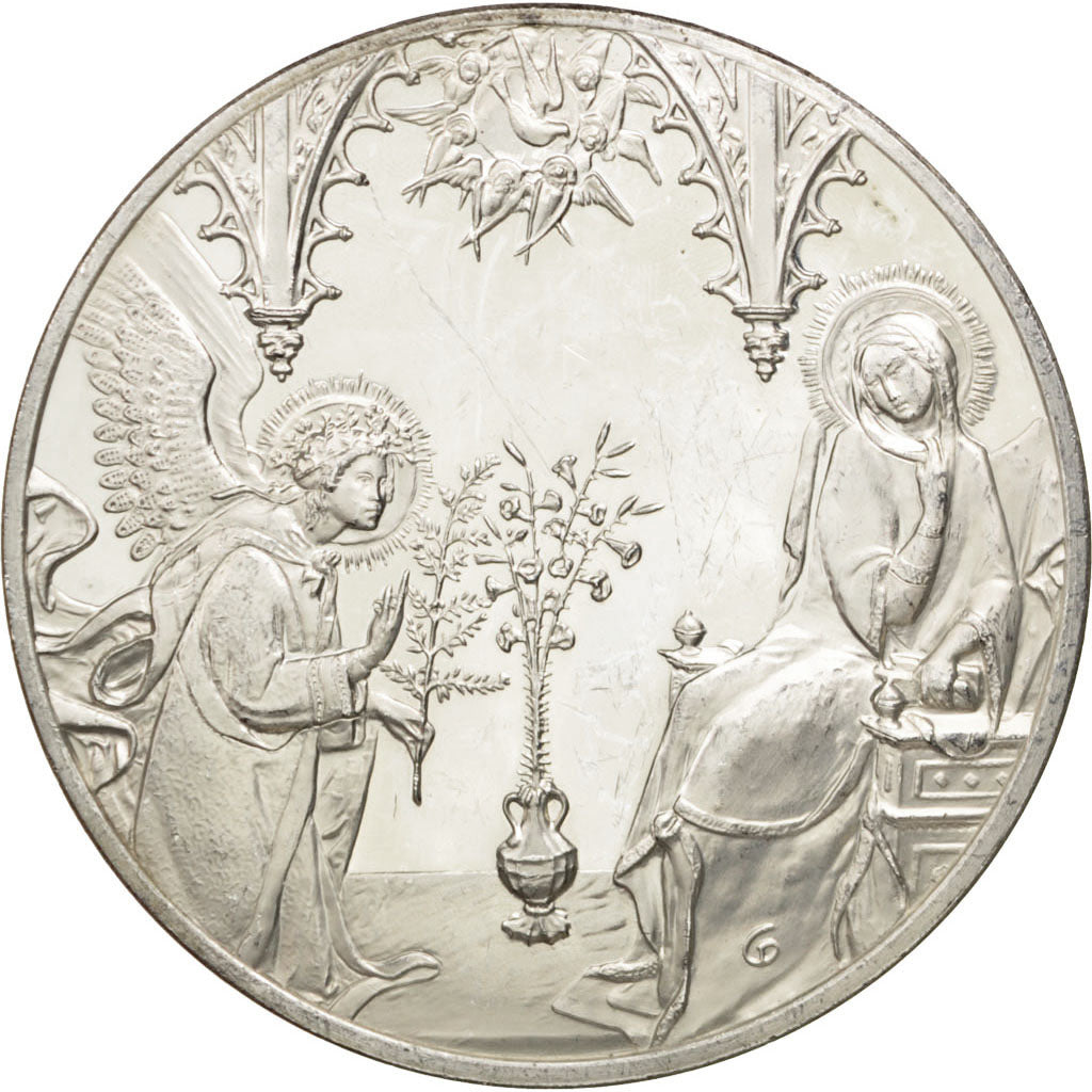 FRANCE, Arts & Culture, French Fifth Republic, Medal, MS(60-62), Silver, 50,...