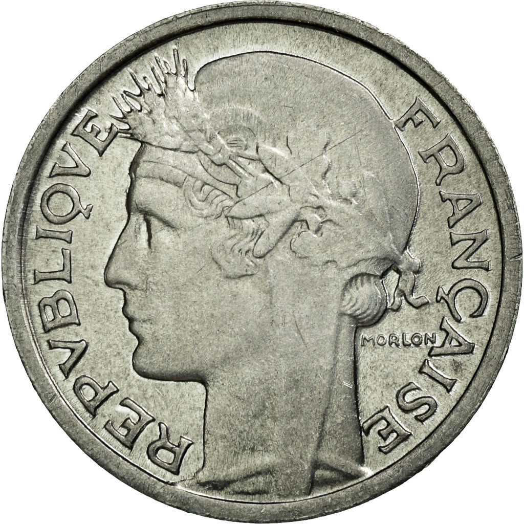 Coin, France, Morlon, 50 Centimes, 1945, Paris, MS(63), Aluminum, KM:894.1a
