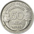 Moeda, França, Morlon, 50 Centimes, 1947, Paris, EF(40-45), Alumínio