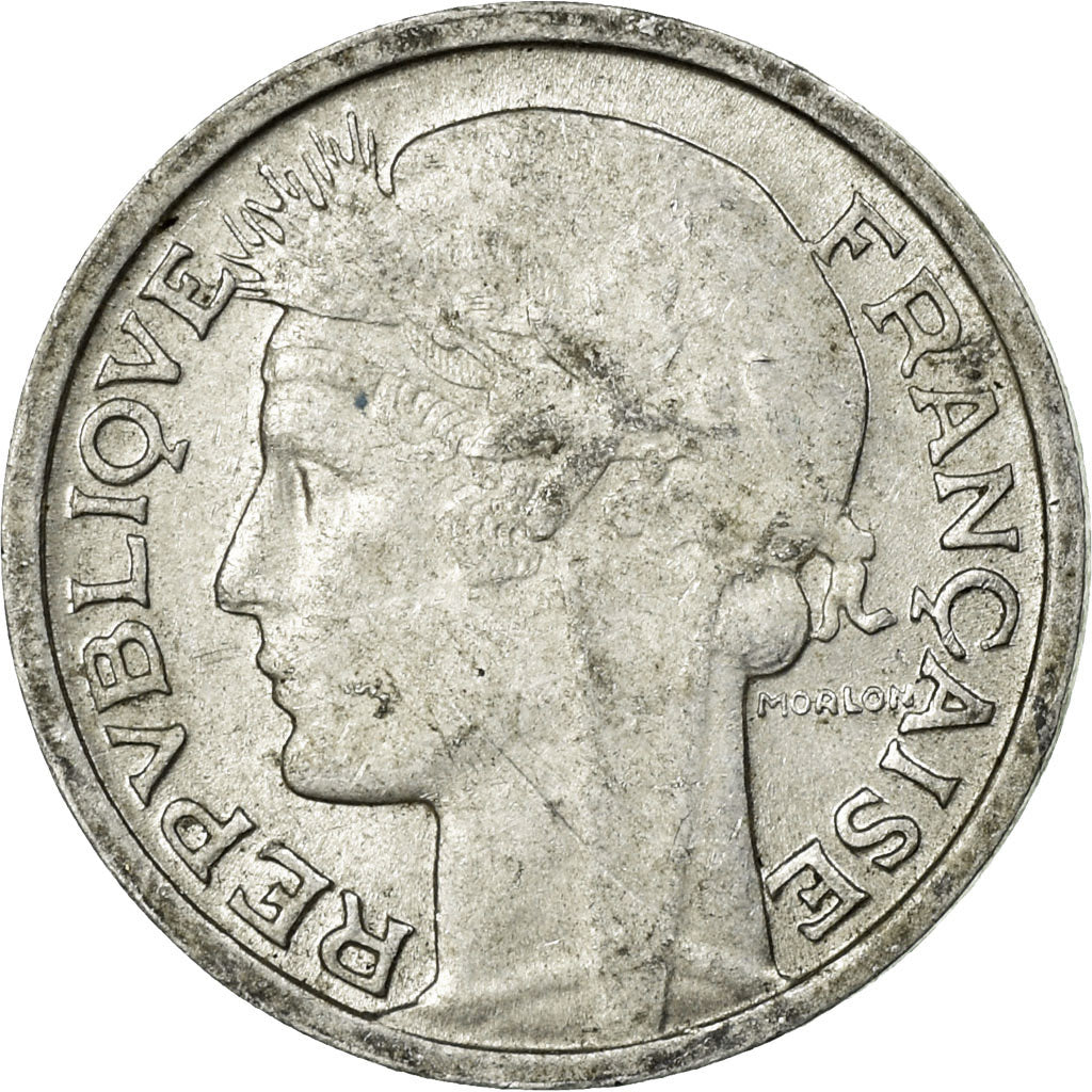 Coin, France, Morlon, 50 Centimes, 1945, Castelsarrasin, EF(40-45), Aluminum