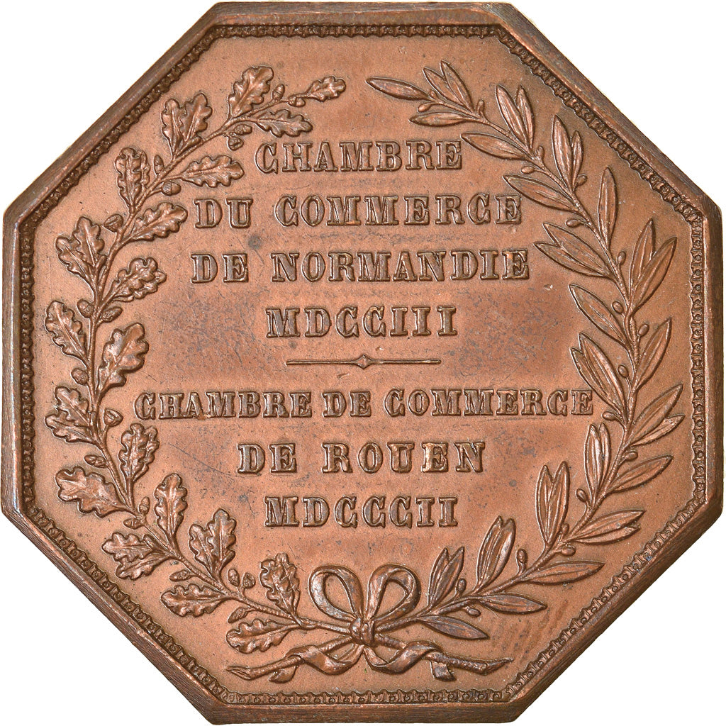 France, Token, Chambre de Commerce de Rouen, Business & industry, 1802, Lecomte