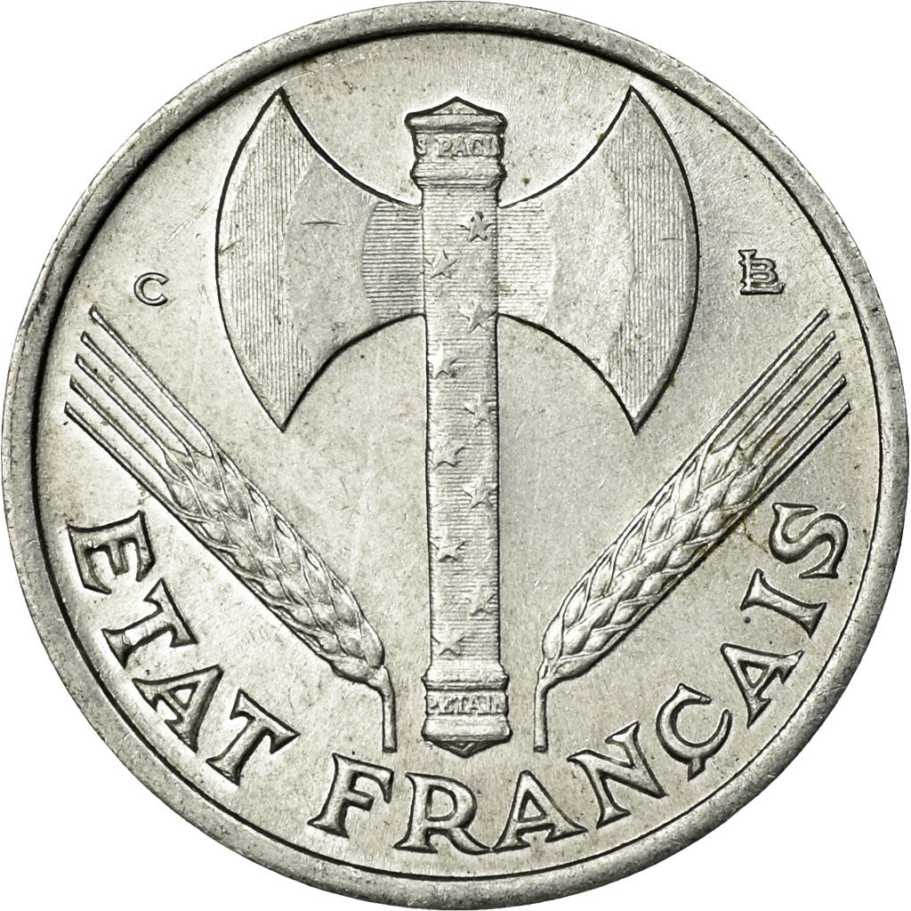 Coin, France, Bazor, 50 Centimes, 1944, Castelsarrasin, MS(63), Aluminum
