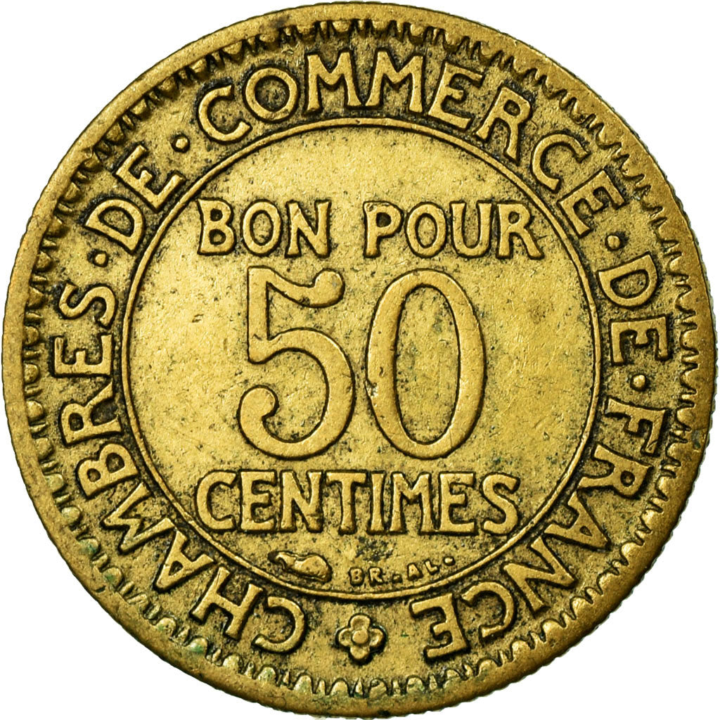 Monnaie, France, Chambre de commerce, 50 Centimes, 1929, Paris, TTB