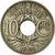 Munten, Frankrijk, Lindauer, 10 Centimes, 1924, Poissy, FR+, Copper-nickel