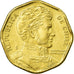 Coin, Chile, 5 Pesos, 1992, Santiago, EF(40-45), Aluminum-Bronze, KM:229