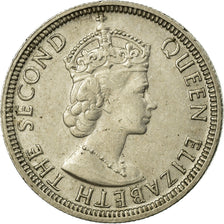 Coin, Mauritius, Elizabeth II, 1/4 Rupee, 1971, AU(55-58), Copper-nickel, KM:36