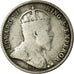 Coin, Ceylon, Edward VII, 10 Cents, 1903, EF(40-45), Silver, KM:97