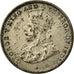 Coin, Ceylon, George V, 10 Cents, 1917, EF(40-45), Silver, KM:104