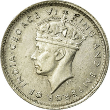 Coin, Ceylon, George VI, 10 Cents, 1941, EF(40-45), Silver, KM:112