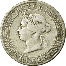 Coin, Ceylon, Victoria, 50 Cents, 1893, VF(20-25), Silver, KM:96