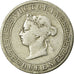 Coin, Ceylon, Victoria, 50 Cents, 1893, VF(20-25), Silver, KM:96