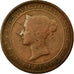 Coin, Ceylon, Victoria, 5 Cents, 1890, VF(20-25), Copper, KM:93