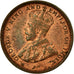 Coin, Ceylon, George V, 1/2 Cent, 1912, VF(30-35), Copper, KM:106