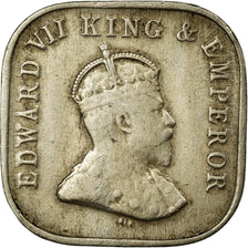 Coin, Ceylon, Edward VII, 5 Cents, 1910, VF(30-35), Copper-nickel, KM:103