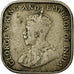 Coin, Ceylon, George V, 5 Cents, 1920, VF(30-35), Copper-nickel, KM:108