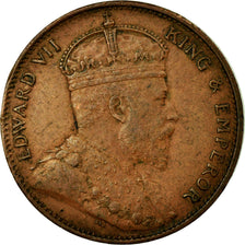 Coin, Ceylon, Edward VII, Cent, 1906, EF(40-45), Copper, KM:102