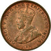 Moeda, Ceilão, George V, Cent, 1912, EF(40-45), Cobre, KM:107