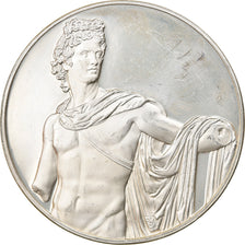 Francia, Medal, French Fifth Republic, Arts & Culture, EBC+, Plata