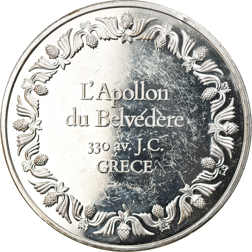 Francia, Medal, French Fifth Republic, Arts & Culture, EBC+, Plata