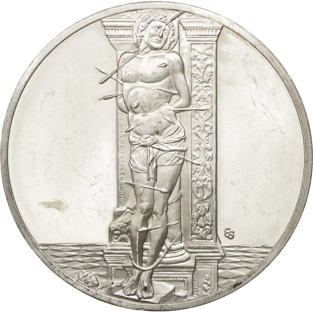 Saint Sébastien de Andrea Mantegna, Médaille