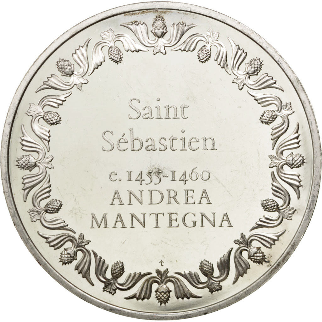 Saint Sébastien de Andrea Mantegna, Médaille