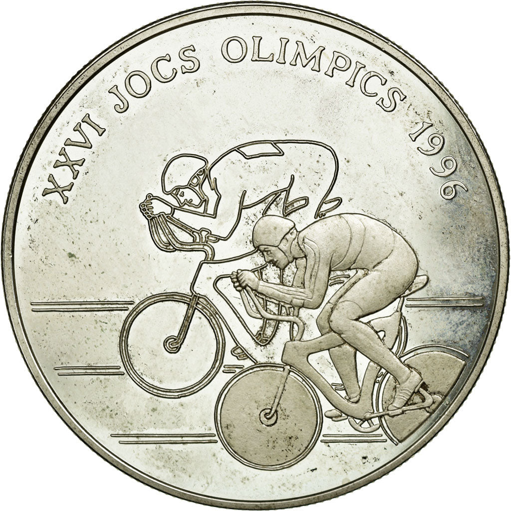 Coin, Andorra, 10 Diners, 1994, AU(50-53), Silver, KM:95