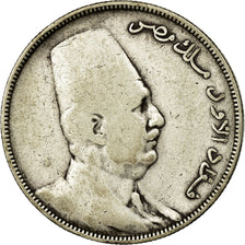Coin, Egypt, Fuad I, 10 Piastres, 1923/AH1341, VF(30-35), Silver, KM:337