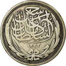 Coin, Egypt, Hussein Kamil, 10 Piastres, 1916/AH1335, EF(40-45), Silver, KM:319
