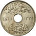 Coin, Egypt, Hussein Kamil, 10 Milliemes, 1917/AH1335, EF(40-45), Copper-nickel