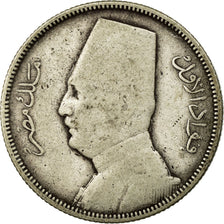 Coin, Egypt, Fuad I, 5 Piastres, AH 1352/1933, British Royal Mint, EF(40-45)