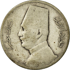 Coin, Egypt, Fuad I, 5 Piastres, 1929/AH1348, British Royal Mint, VF(20-25)